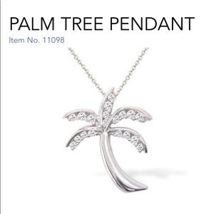 Na HoKu Palm Tree Pendant and chain